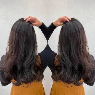 ロング カラー tocca 💜石田愛結💜のヘアスタイル