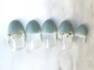 ロング ネイルPetit Ribbonのネイルデザイン