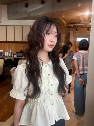 ロング SHINDO MIYUのヘアスタイル