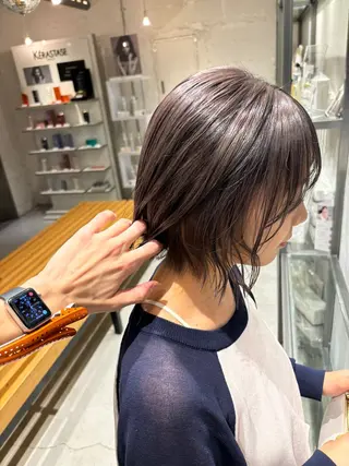 ショート カラー 髪質改善/ベージュ 🍀【ヒロム】🍀のヘアスタイル