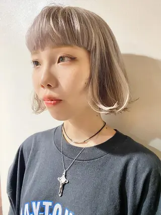 ショート 西本 夏美のヘアスタイル