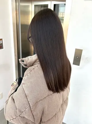 セミロング ボブ/くびれボブ/ 髪質改善/Ru-kaのヘアスタイル