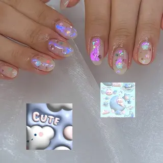 ネイル La neige* yuki 🥯🍑のネイルデザイン