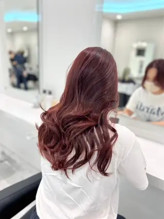 ロング カラー 🥀トレンド韓国暖色 🥀momo🥀のヘアスタイル