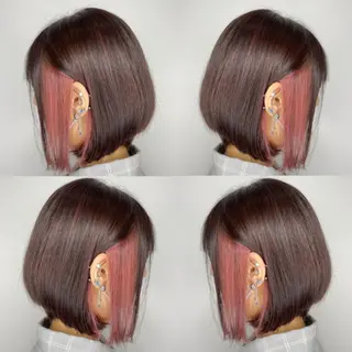 ショート カラー ヘアアレンジ 髪質改善縮毛矯正 kosuke_IJKのヘアスタイル