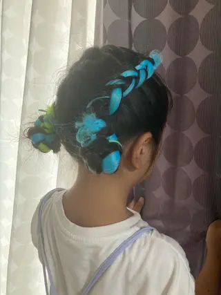 ヘアアレンジ キッズ Hair room Leaのヘアスタイル