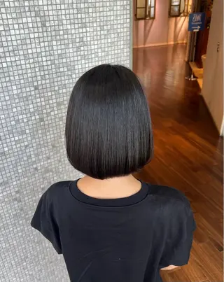 ショート 縮毛矯正／ストレート /yuyaのヘアスタイル