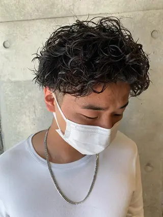 パーマ メンズ Produce with SALON VILLAGE所属・メッシュパーマ職人/ 窪田 優也/ツイスパのヘアスタイル