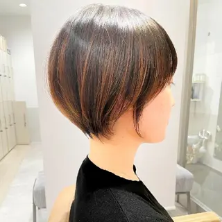 ショート TLUUS所属・髪質改善:クロスパー マ特化型⭐中西雄大✂のヘアスタイル