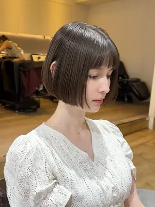 ミディアム 【期間限定】ボブ・ ショート特化/森澤のヘアスタイル