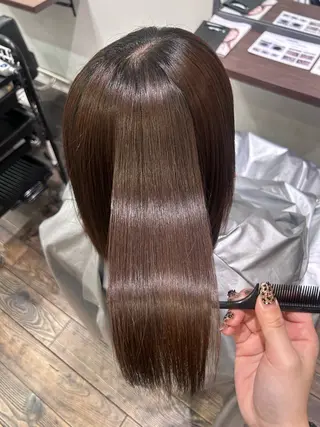 ロング patou烏丸所属・🤎オリーブカラー× パーマ特化💫森口のヘアスタイル