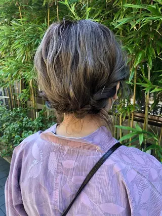 ショート ヘアアレンジ さかい なつみのヘアスタイル