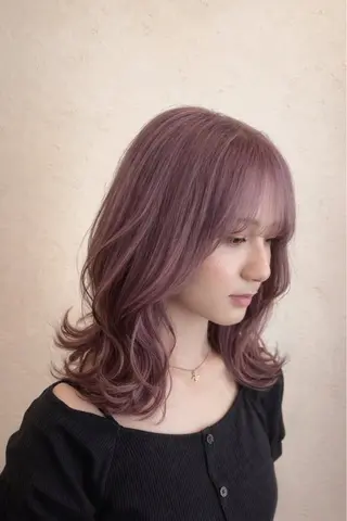 ミディアム ハイトーンカラー/メ ンズカット/舘山優羽のヘアスタイル