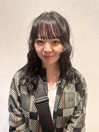 ロング パーマ パーマ 大須美容師 ぱるのヘアスタイル