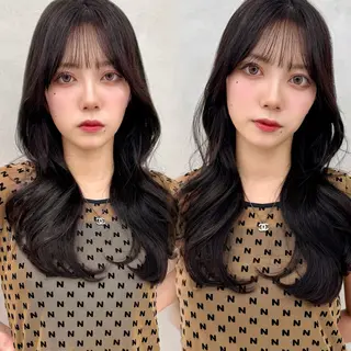 ロング カラー 韓国ヘア🇰🇷艶髪 カラー/yui‎🎀のヘアスタイル