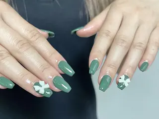 ネイル 🤎mini 🤍可愛らしいネイルのネイルデザイン