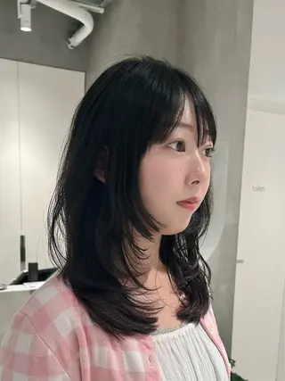 セミロング techné所属・【techné】田丸 翔大のヘアスタイル