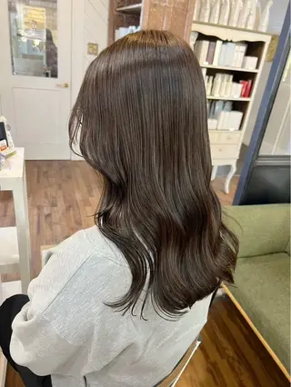 ミディアム カラー YUIMARL achanのヘアスタイル