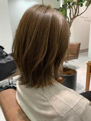 ミディアム カラー 中村 優太のヘアスタイル