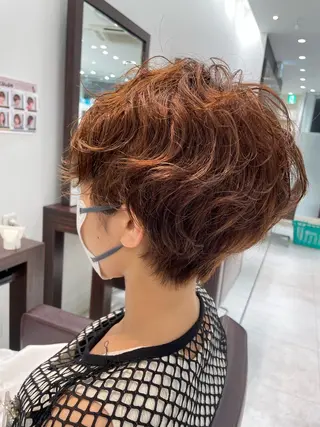ショート パーマ TAYA千葉そごう店所属・【千葉駅南口歩1分】 MAKAのヘアスタイル