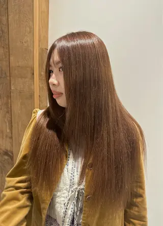 ロング カラー 松本 雪愛のヘアスタイル