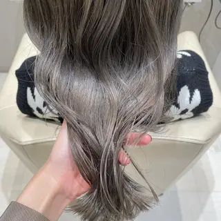 セミロング カラー 透明感カラー k-twoういのヘアスタイル