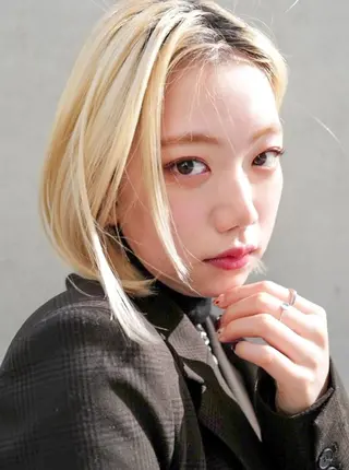 ミディアム カラー パーマ ヘアアレンジ cecil hair 難波店所属・髪質改善透明感カラー /SHOGO☀️のヘアスタイル