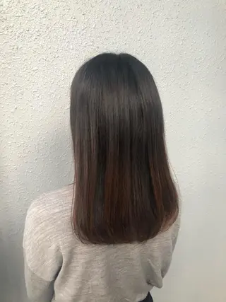 セミロング 後藤紗英/髪質改善 /オリーブベージュのヘアスタイル
