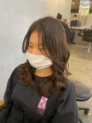ミディアム カラー イトウ アキノリのヘアスタイル