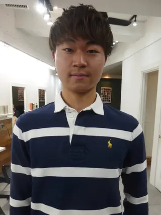 ショート メンズ グランジヘア 無造作ヘアHYUGAのヘアスタイル