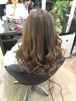 ロング 💓シールエクステ ルミエールのヘアスタイル