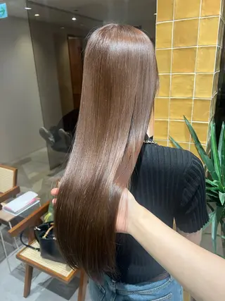 ロング 透明感&巻き髪 韓国ヘア　YUKIのヘアスタイル