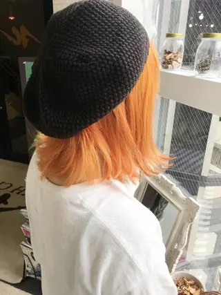 ショート カラー ヘアアレンジ エクステの神様 ▫️原島ユウヤ▫️のヘアスタイル