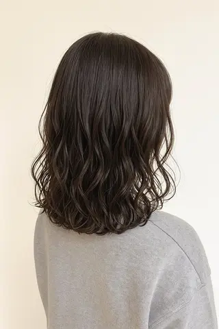 ミディアム パーマ tre.店 Rinのヘアスタイル
