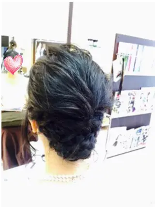 ミディアム ヘアアレンジ Minami .のヘアスタイル