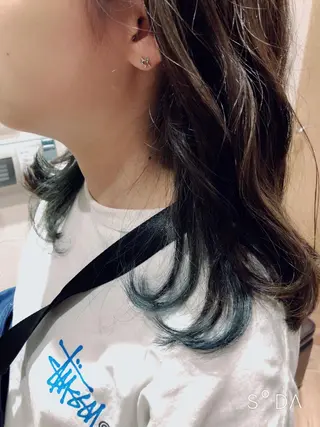 ミディアム カラー ヘアアレンジ 女性スタイリスト専門サロン Zina 天神所属・NANA/trend style🕊🍑のヘアスタイル