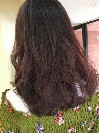 ロング カラー 萌花　moeka /韓国/レイヤーのヘアスタイル