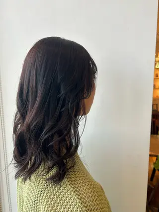 セミロング Lutz. hair design所属・sanaha🎀 カラーモデルのヘアスタイル