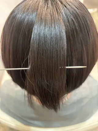 ショート 山﨑彩乃 🫧 縮毛矯正🪐のヘアスタイル