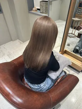 ロング Lond  bla-ma所属・ブリーチなしカラー／ 今井春汰のヘアスタイル