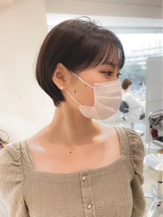 ショート 🧸レイヤー/ ボブ/あいり　🤎のヘアスタイル