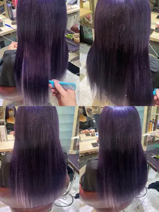 ロング カラー 6Dエクステ 鳥谷ミナトのヘアスタイル