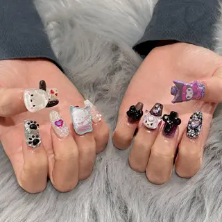 ネイル RICO NAIL所属・RICO Nail パーツつけ放題🌈のネイルデザイン