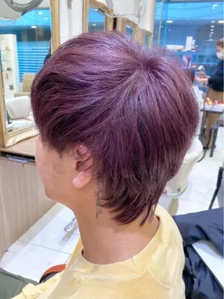 ショート カラー メンズ 古川 琴美のヘアスタイル