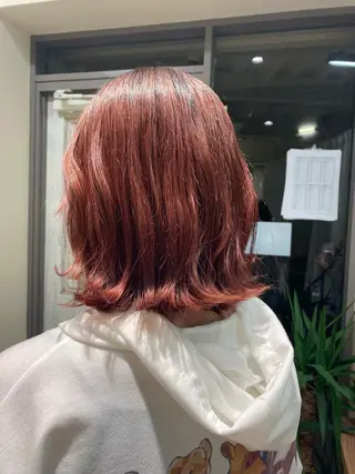 ミディアム カラー 後藤 瀬奈のヘアスタイル