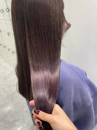 セミロング カラー パーマ ヘアアレンジ メンズ ネイル マツエク・マツパ linette所属・🐩推し活🐩 FUTABA🍒のヘアスタイル