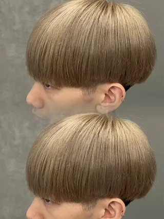 カラー パーマ メンズ 札幌メンズヘア指名 No.1光👑👑のヘアスタイル