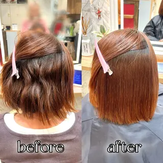 セミロング パーマ ガーリー/暖色カラー /横浜/さくらのヘアスタイル