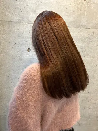 ロング カラー 後藤紗英/髪質改善 /オリーブベージュのヘアスタイル