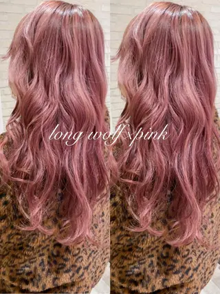 セミロング カラー 横浜🍒カット エクステ／RIEのヘアスタイル